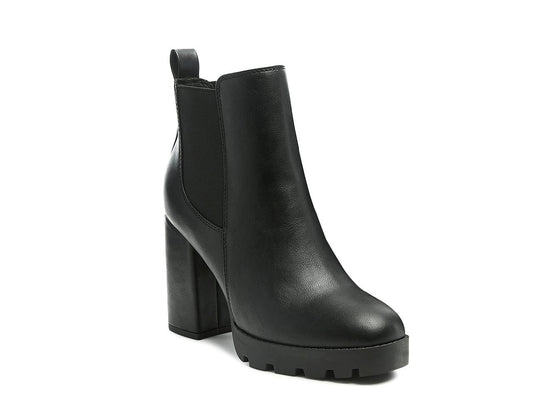 Sonia Block Heeled Boots