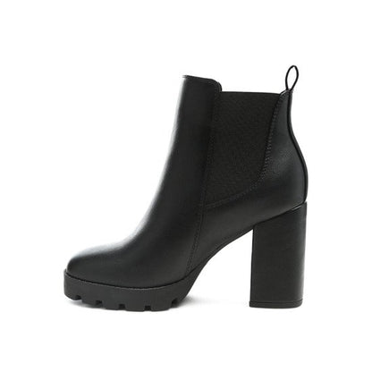 Sonia Block Heeled Boots