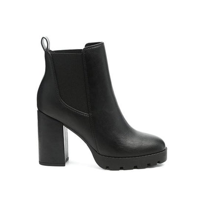 Sonia Block Heeled Boots